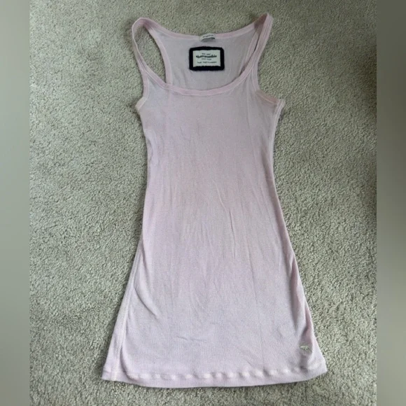 Abercrombie & Fitch Kids Light Pink Stretch Tank Top Size Large - Picture 2 of 6